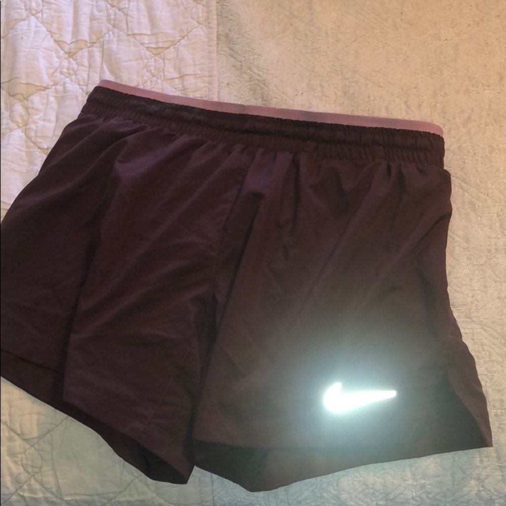 Maroon XS Nike running shorts